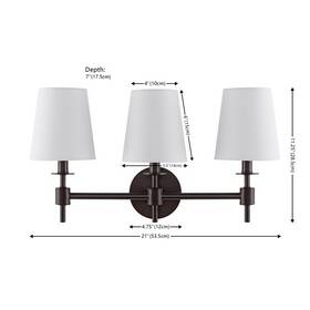 2172773372 Safavieh Scn4120a Davielle 3 Lt 21 Inch Wall Sconce Reduced Price