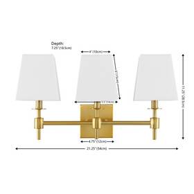 2172773613 Safavieh Scn4123b Clelia 3lt 21.25 Inch Wall Sconce Reduced Price