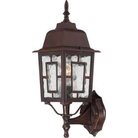 4925 Satco 60/4925 Outdoor Lantern Sconce 6.13 Inch Metal 1-light Rustic Bronze With Clear Glass 4925 Satco 60/4925 Outdoor Lantern Sconce 6.13 Inch Metal 1-light Rustic Bronze With Clear Glass