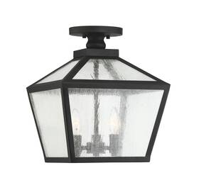 5-105-bk Savoy House Woodstock 3 Light Outdoor Ceiling In Black By - 5-105-bk Savoy House Woodstock 3 Light Outdoor Ceiling In Black By -