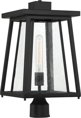5-2024-bk Savoy House Denver 1-light Outdoor Post Lantern In Matte Black