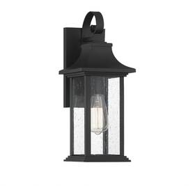 5-450-bk Savoy House 1 Light Outdoor Wall Sconce-traditional Style With Rustic