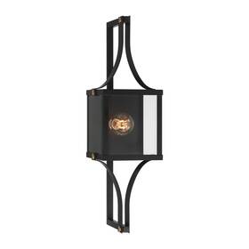 5-472-144 Savoy House Raeburn 1-light Outdoor Wall Lantern In Matte Black And Weathered Brushed Brass 5-472-144 Savoy House Raeburn 1-light Outdoor Wall Lantern In Matte Black And Weathered Brushed Brass
