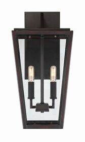 5-548-13 Savoy House 2 Light Outdoor Wall Lantern-modern Style With Contemporary