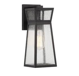 5-634-bk Savoy House 5-634 Millford 14 Inch Tall Wall Sconce - Black