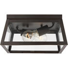 7848402-71 Sea Gull Lighting Founders Outdoor Ceiling Light Antique Bronze