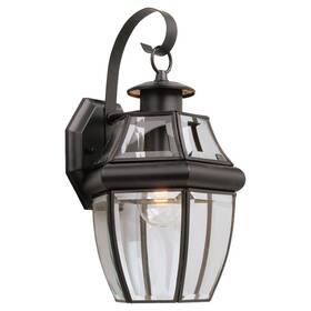 2252787 Sea Gull Lighting 8067-12 Lancaster One Light Outdoor Wall Lantern Black