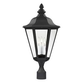8231-12 Sea Gull Lighting Brentwood 9 Light Chandelier Black Transitional Ceiling 9l