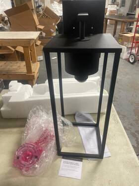 8831101-12 Sea Gull Lighting Visual Comfort Wall Lantern 23 Inch Missing Glass