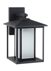 89031-12 Sea Gull Lighting Hunnington 1 Light 14 Inch Black Outdoor Wall Lantern 89031-12 Sea Gull Lighting Hunnington 1 Light 14 Inch Black Outdoor Wall Lantern