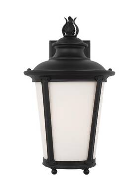 88241-12 Seagull Lighting One Light Outdoor Wall Lantern Black 88241-12 Seagull Lighting One Light Outdoor Wall Lantern Black