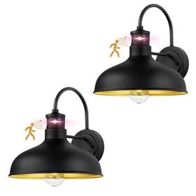 Hsmd2215-2 Seovix 2 Pack 12 Inch Motion Sensor Barn Lights Outdoor Wall With Dusk To