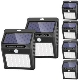 3modes Sezac 221345088605 Solar Lights Outdoor 6pack/3modes Security Motion Sensor