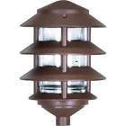 Sf76-633 Nuvo Lighting Wide Landscape Single Head Post Light 045923766336