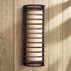 Shf44-2c John Timberland Modern Outdoor Wall Light Fixture Rubbed 736101503705 Shf44-2c John Timberland Modern Outdoor Wall Light Fixture Rubbed 736101503705