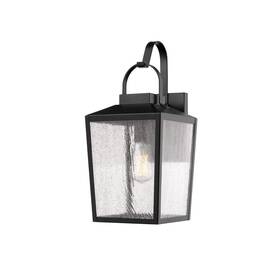 2652-pbk Shoppers Lighting Millennium One Light Outdoor Steel Medium Sconce Lantern Anti-rust