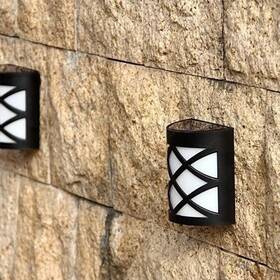 Shops 702921573808 Spotlight Solar Wall Light In Lattice Design Waterproof Led Outdoor 016