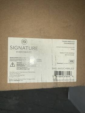 482649 Signature Hardware - Wall Sconces Outdoor Lighting