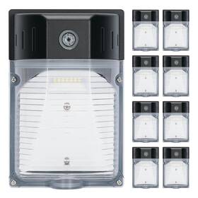 Wpkc30w50k-8p Singcenwon 30w Led Wall Pack Light With Dusk To Dawn Photocell 8pack 3900lm 5000k Dayli