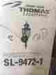 Sl-9472-1 Thomas Lighting Lot 2 Outdoor Wall Lanterns Polished Brass