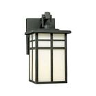 Sl91047 Thomas Lighting Mission Black Outdoor Wall Sconce 020389178305