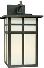 Sl91067 Thomas Lighting Mission Black Outdoor Wall Mount Lantern 0020389178343