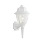 Sl94428 Thomas Lighting Essentials Matte White Outdoor Wall Sconce 020389114891