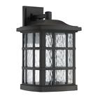 Snnl8411k Quoizel Stonington Matte Black Led Outdoor Wall Light Snnl8411k Quoizel Stonington Matte Black Led Outdoor Wall Light