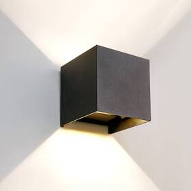 Sokhna 742484146552 Modern Led Aluminum Waterproof Wall Lamp Outdoor Light 6w 3000k Warm Whi