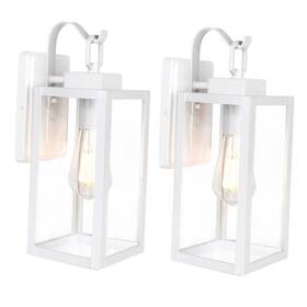 Solite Lighting Co. Limited 600358290360 Outdoor Wall Lantern Sconce As Porch Without D2d 2-pack White Solite Lighting Co. Limited 600358290360 Outdoor Wall Lantern Sconce As Porch Without D2d 2-pack White
