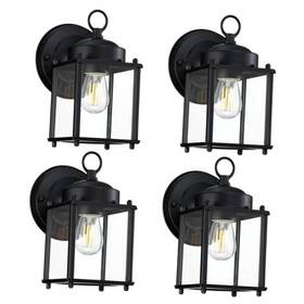Solite Lighting Co. Limited 745978456588 Outdoor Wall Sconce Exterior 8 Inch Without D2d 4pack Matte Black Solite Lighting Co. Limited 745978456588 Outdoor Wall Sconce Exterior 8 Inch Without D2d 4pack Matte Black