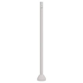 2123520 Solus Outdoor Lamp Post With Convenience Outlet Surface Mount/base Aluminum White 2123520 Solus Outdoor Lamp Post With Convenience Outlet Surface Mount/base Aluminum White