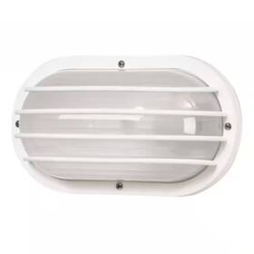Solus 445027111187 Nautical Oblong White Outdoor Hardwired Bulkhead Sconce With 4000k Led Bulb And Solus 445027111187 Nautical Oblong White Outdoor Hardwired Bulkhead Sconce With 4000k Led Bulb And