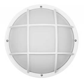Solus 445046199142 Nautical Round White Outdoor Hardwired Bulkhead Sconce With 4000k Led Bulb And G