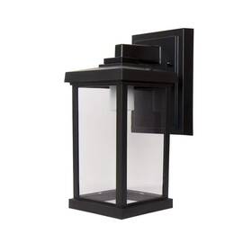 Spc51sc-bk Solus 6.8 Inch D X 11.6 H 5 W 1-light Black Outdoor Square Wall Lantern With
