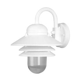 Spc75vc-le26c-w Solus Nautical White Outdoor Hardwired Lantern Sconce With 4000k Led Bulb And