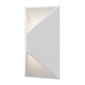 7100.98-wl Sonneman 7100-wl Prisma 11 Inch Tall Integrated Led Outdoor Wall - White