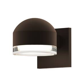 7300.dc.fh.72-wl Sonneman 7300.dc.fh-wl Reals 1 Light 4 Inch H Integrated Led Outdoor - Bronze