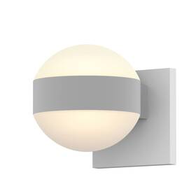 7302.dl.dl.98-wl Sonneman 7302.dl.dl-wl Reals 2 Light 5 Inch W Integrated Led Outdoor - White