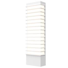 7413.98-wl Sonneman 7413-wl Tawa 21 Inch Tall Led Outdoor Wall Sconce - White 7413.98-wl Sonneman 7413-wl Tawa 21 Inch Tall Led Outdoor Wall Sconce - White