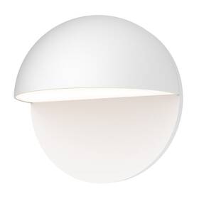 7472.98-wl Sonneman 7472-wl Mezza Cupola 8 Inch Led Sconce - White