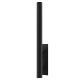 7480.97-wl Sonneman 7480-wl Flue 2 Light 30 Inch Tall Led Outdoor Wall Sconce - Black 7480.97-wl Sonneman 7480-wl Flue 2 Light 30 Inch Tall Led Outdoor Wall Sconce - Black