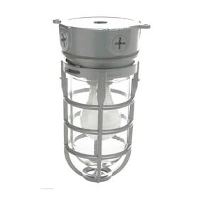 Southwire 313021590529 Industrial 1-light Gray Outdoor Weather Tight Flushmount Light Fixture