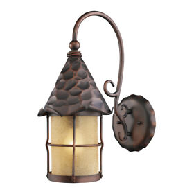 24480-ac Spark And Spruce Greenville 1 Light 19 Inch Antique Copper Outdoor Sconce