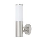 41022 Steel Finish Fixture Globe 13 Light Wall Stainless Electric Outdoor