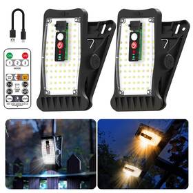 Sl011tc2 Sunlight Encounter Clip On Solar Motion Lights Outdoor Waterproof With 70 Leds 3 Color Temperatu