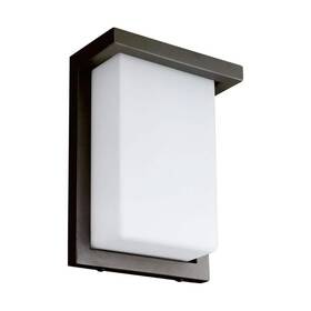 Hd03172-1 Sunlite 8 Inch Bronze Integrated Led Slim Rectangle Outdoor Hardwired Wall Sconce Cct