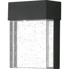 Hd81046 Sunlite 7 Inch Black Outdoor Hardwired Dimmable Wall Sconce With Integrated Led 3000k