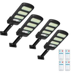 Syouhome 783798460316 Solar Street Lights Outdoor 2000lm 213 Leds Parking Lot Light