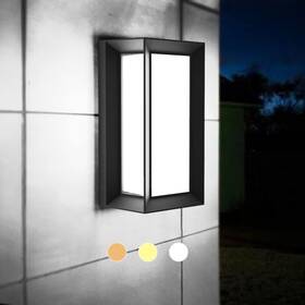 Sytmhoe 431268143147 Outdoor Wall-porch-light Modern Exterior Led Wall Sconce 24w-led Matte Black